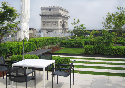 Création des jardins d’un groupe de réassurance, Paris